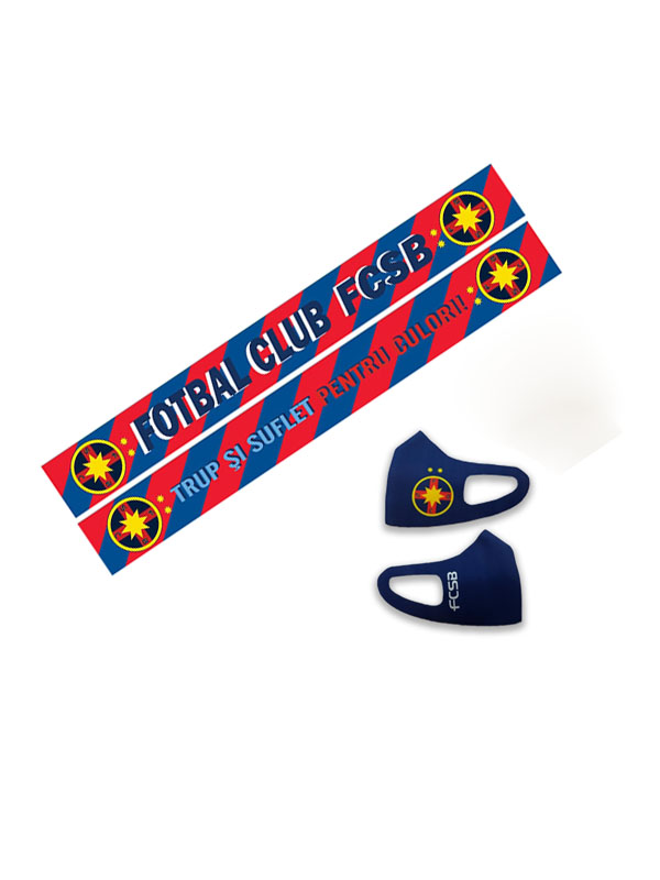 Set Suporter Esarfa R/A FCSB 