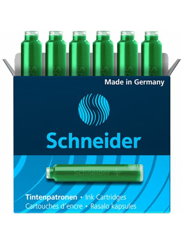 Patroane SCHNEIDER, 6buc/set - cerneala verde