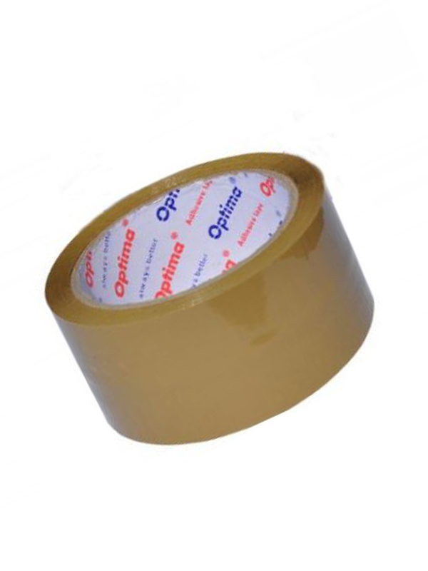 Banda adeziva 48mm x 66 y, 38 microni, Optima - maro