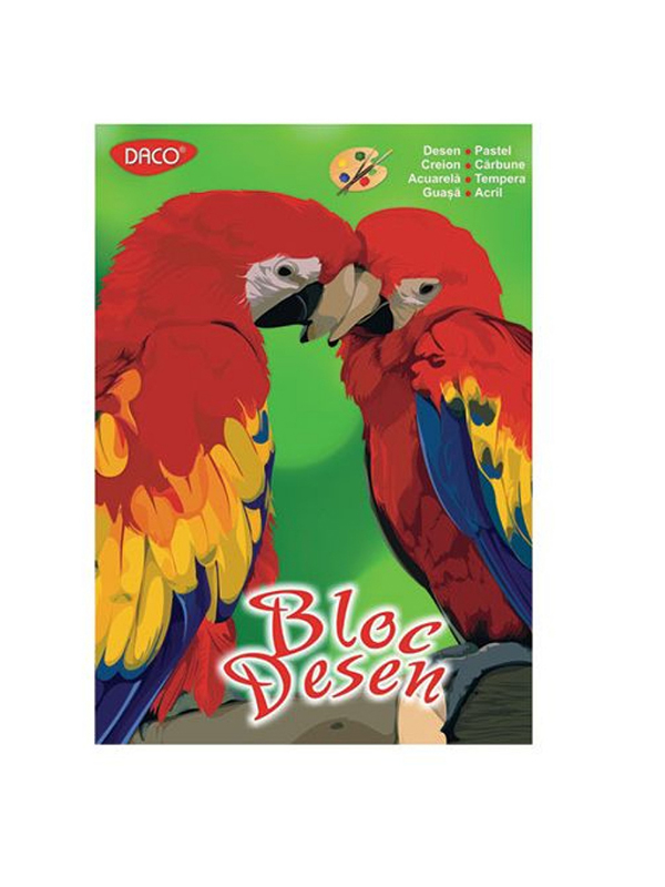 Bloc desen A4 16 file 170g DACO
