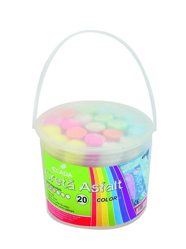 Cretă color asfalt 20/set ECADA