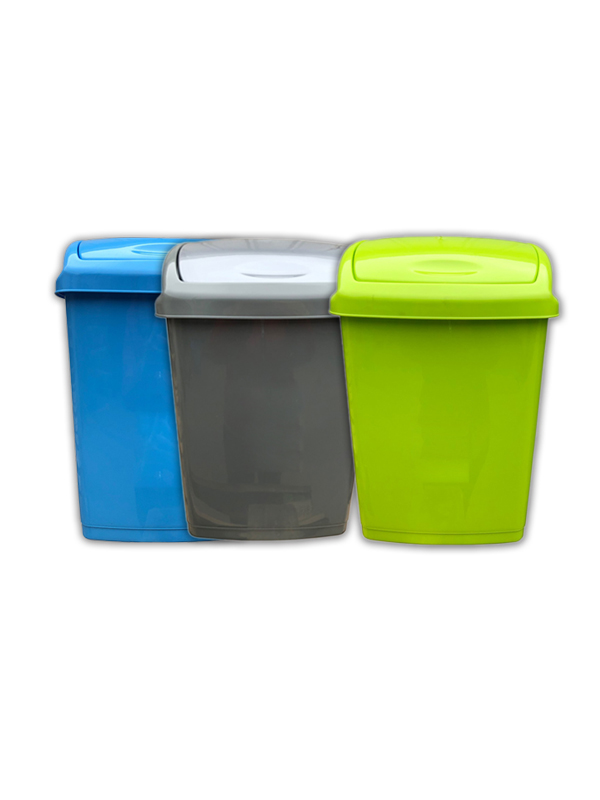 Cos gunoi capac batant 27 litri div. culori