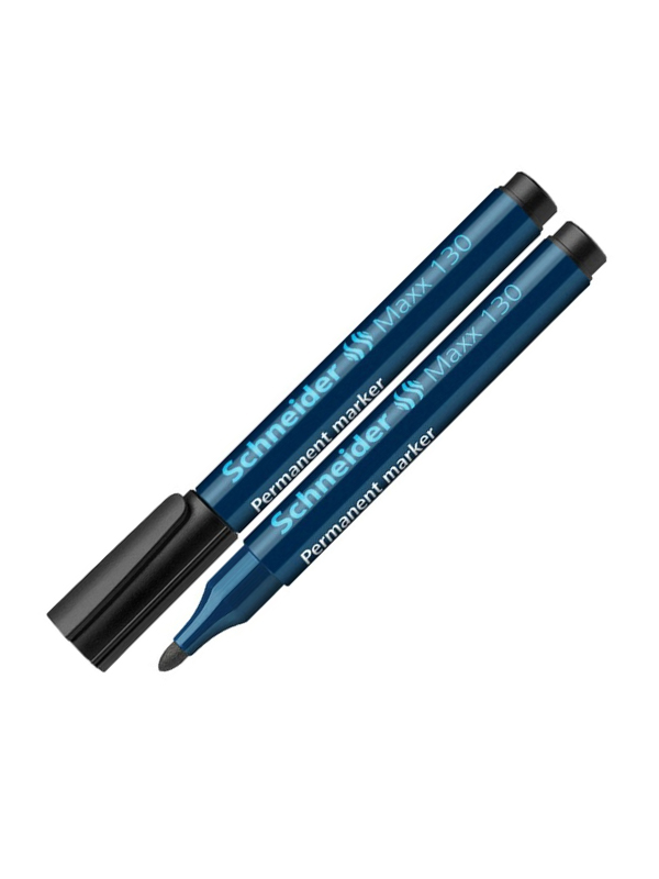 Permanent marker SCHNEIDER Maxx 130, varf rotund 1-3mm - negru