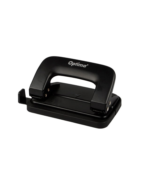 Perforator metalic, 12 coli, Optima Classic MP12 - negru