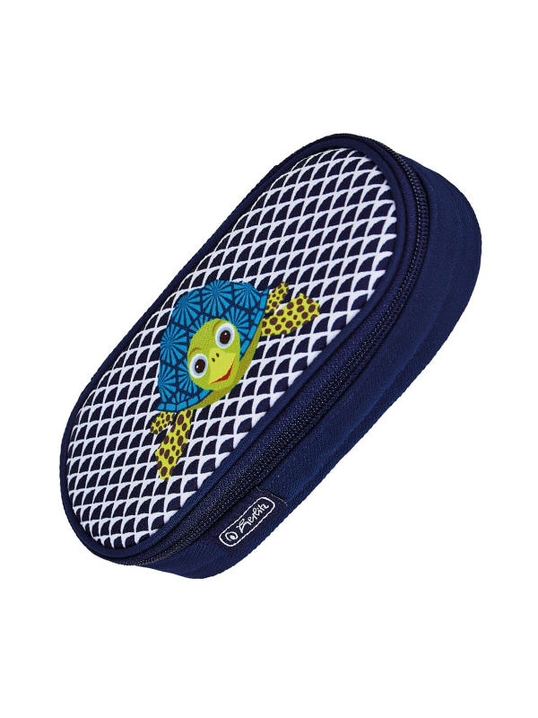 Penar tip etui oval, motiv Cute Animals Turtle