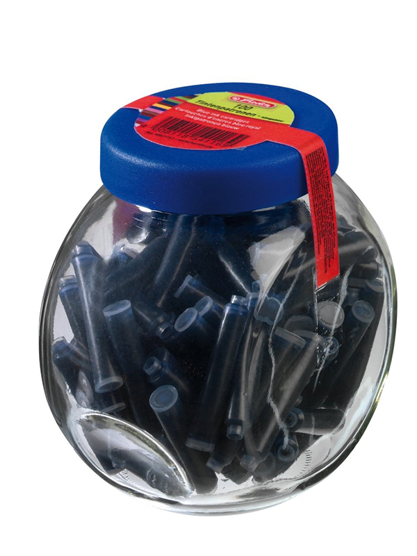 Patroane cerneala, culoare albastru, set 100 