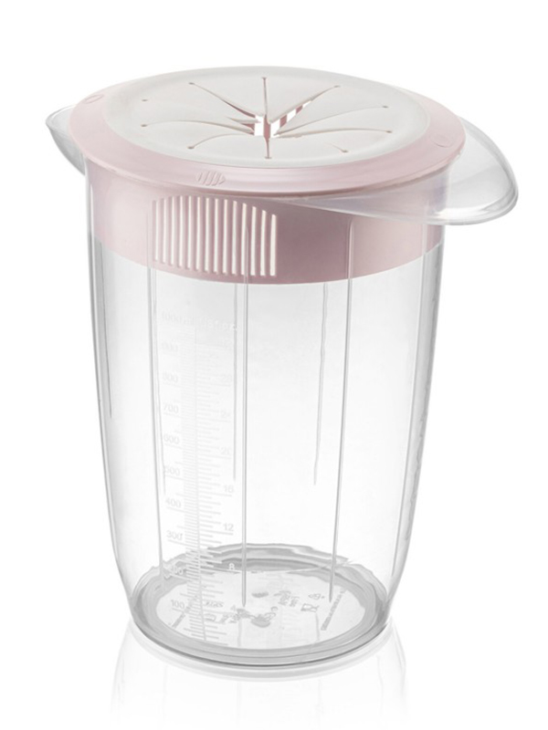 Bol gradat cu capac 1.25 litri pentru mixer