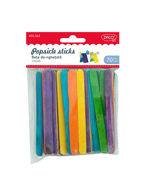 AD362 Bețe de-nghețată colorate DACO
