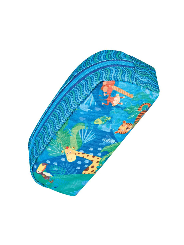 Penar tip etui, 1 compartiment, motiv Jungle Safari