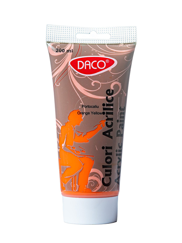 Culori acril 200 ml Portocaliu DACO
