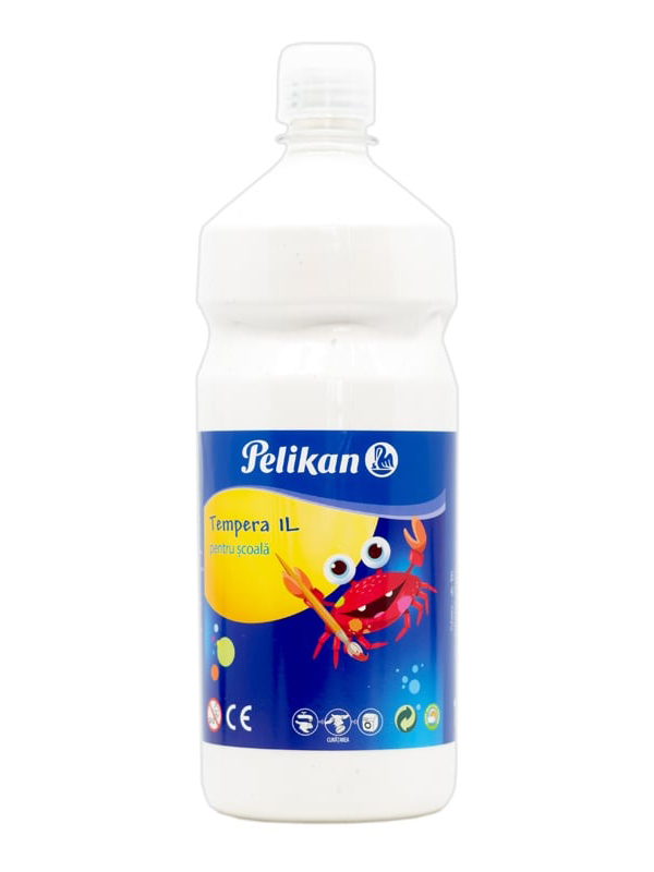 Tempera lichida, alb, 1L